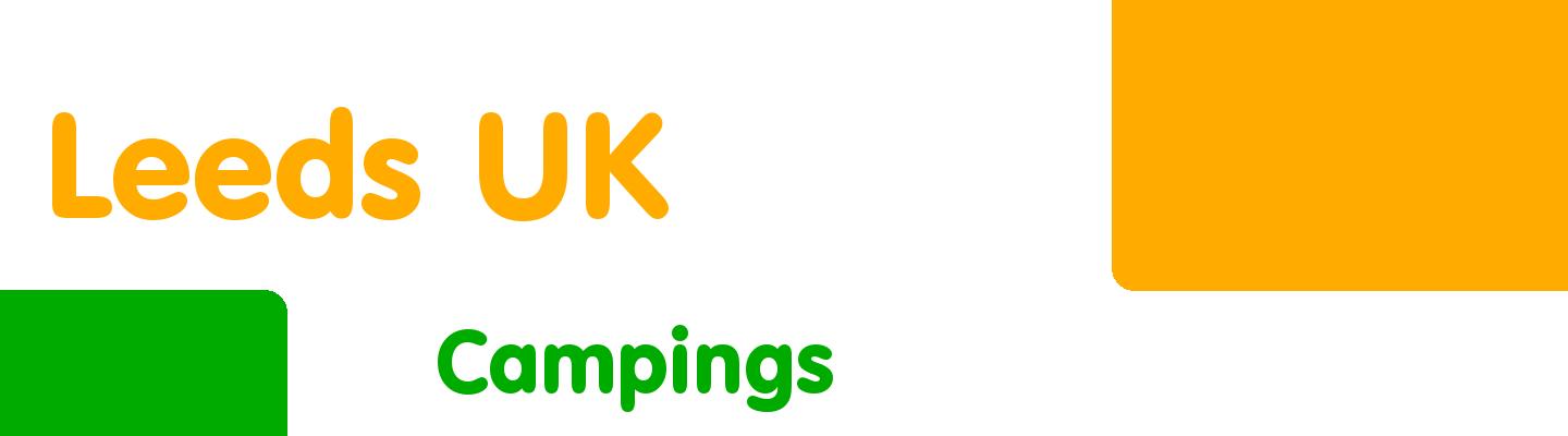 Best campings in Leeds UK - Rating & Reviews